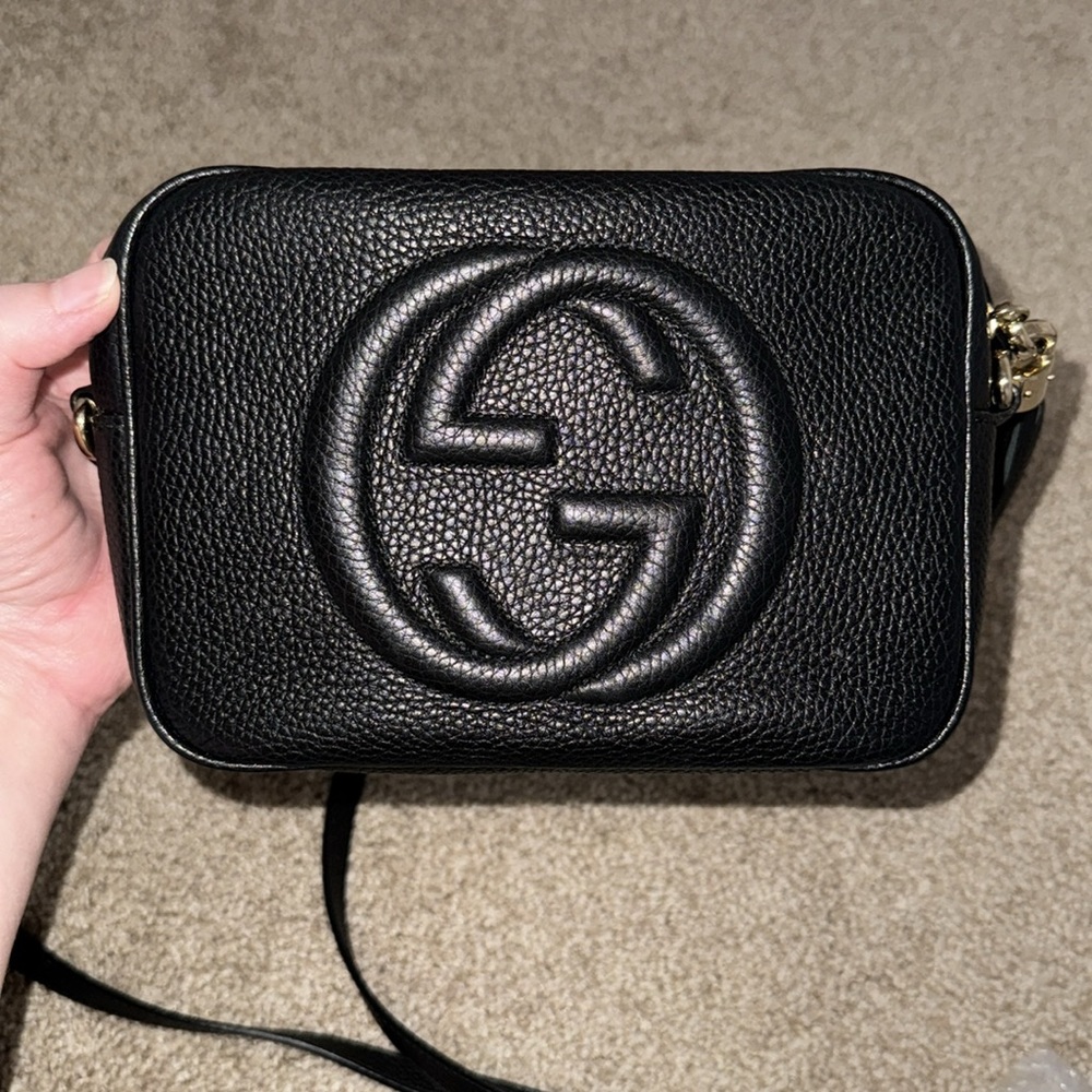 Authentic Gucci Soho Disco Leather Bag